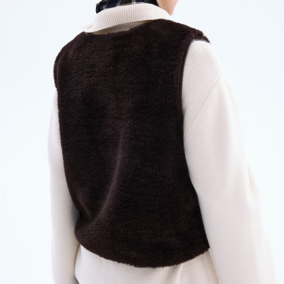 Fluffy H&M Vest NWT - Picture 3 of 7
